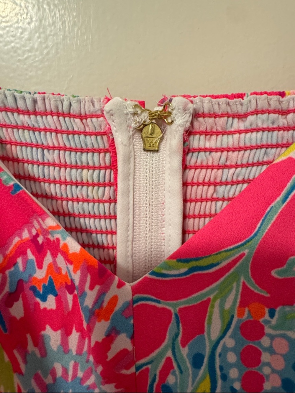 Lilly Pulitzer Scarlet Stretch Dress Pink Isle Print: Shell Me Something Good - Picture 8 of 12